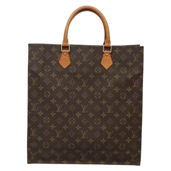 LOUIS VUITTON Monogram Sac Plat Hand Bag - Picture 3 of 16